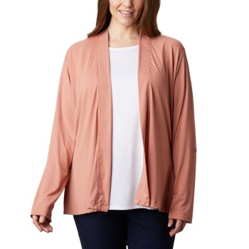 Columbia Cardigan Dames, Essential Elements Plus Size Oranje, 79AIHPCGL